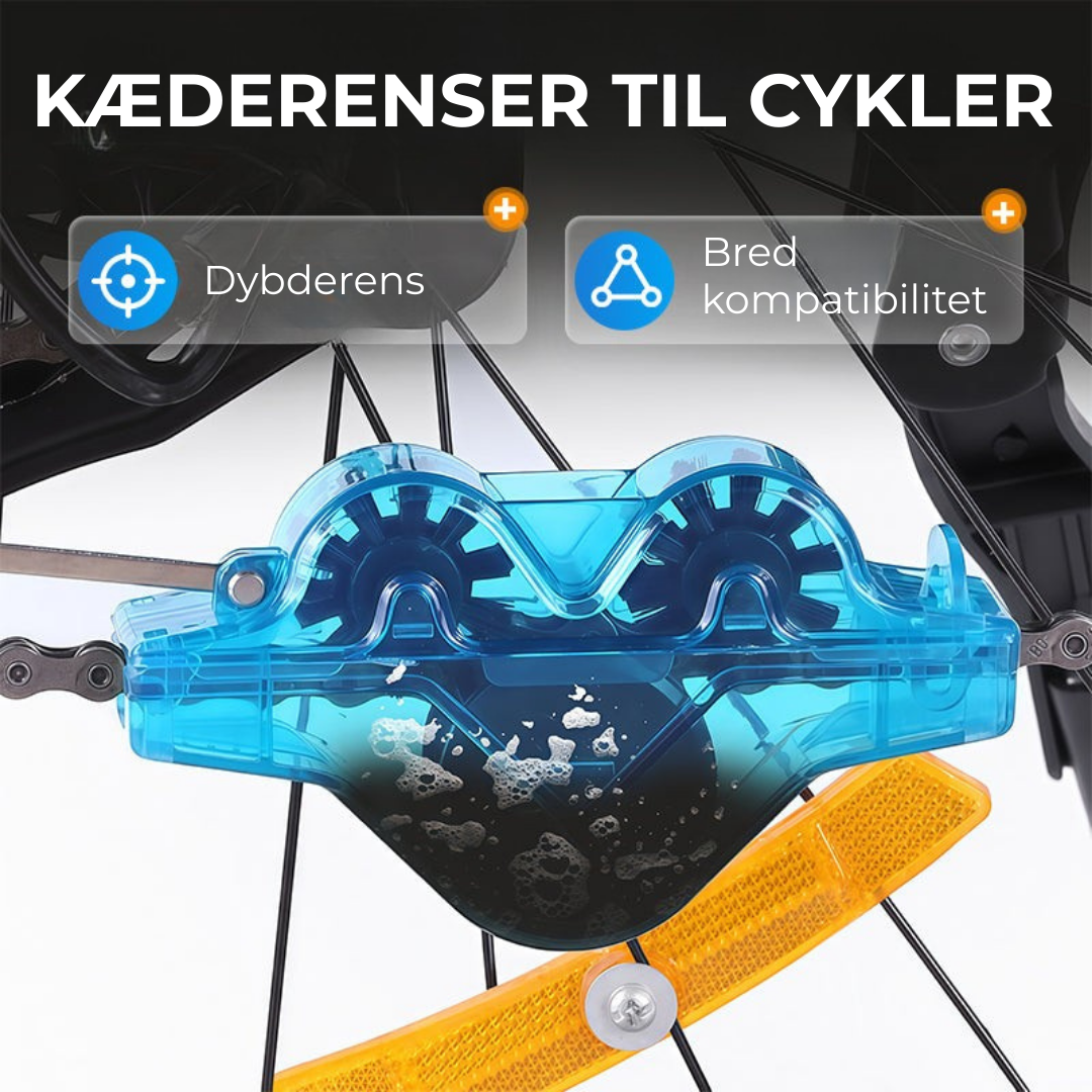 RideClean™ Een schone ketting in één minuut, zonder vieze handen
