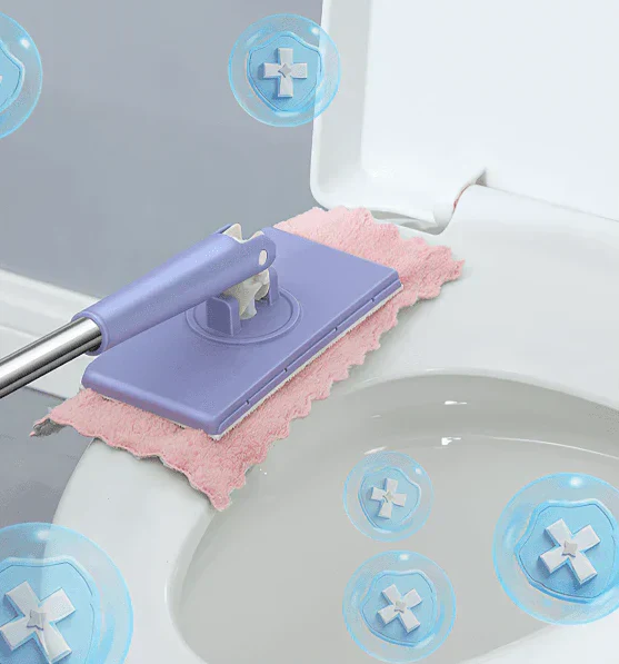 Cleaner Pro° ClampingMop: Automatisch Snel Droog Klemmen Dweil Voor Nat En Droog Reinigen