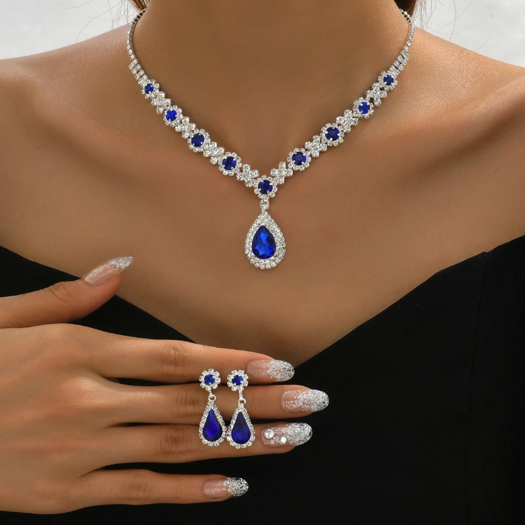 Aurélia™ | Elegante sieradenset – ketting en oorbellen