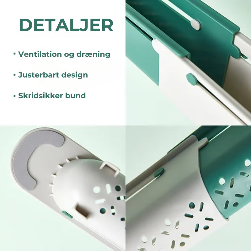 FlexRek™ - Uitschuifbare wastafelplank voor slimme opbergruimte