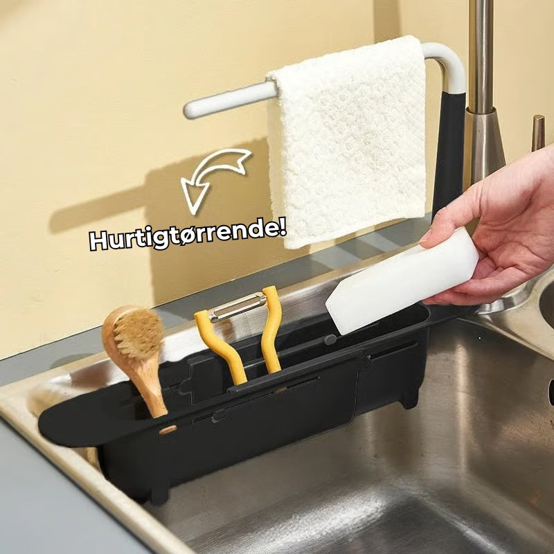 FlexRek™ - Uitschuifbare wastafelplank voor slimme opbergruimte