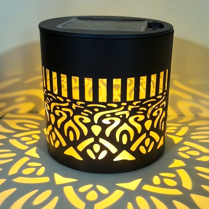 Mandala Solar Lantaarn – Sfeervolle Lichtprojectie voor Binnen & Buiten ✨