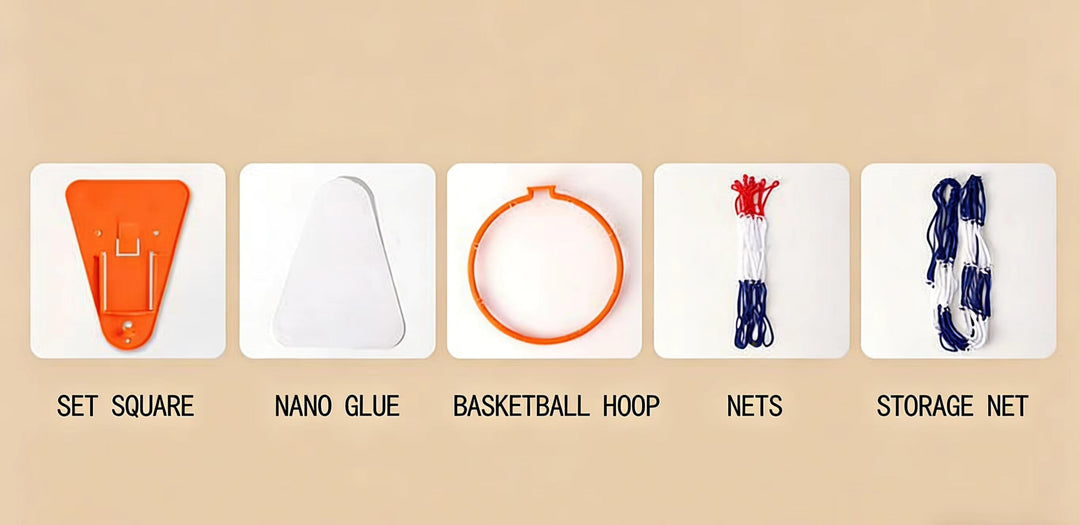 Mini Basketbal Set – Draagbare Basketbalring voor Binnen & Buiten