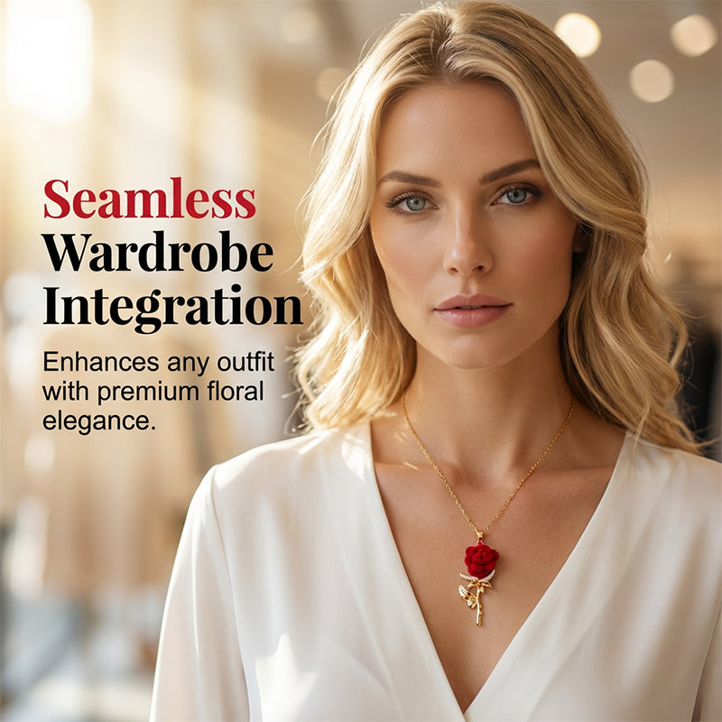 Romantische Roos Hanger – Elegant Sieraad met Tijdloze Betekenis